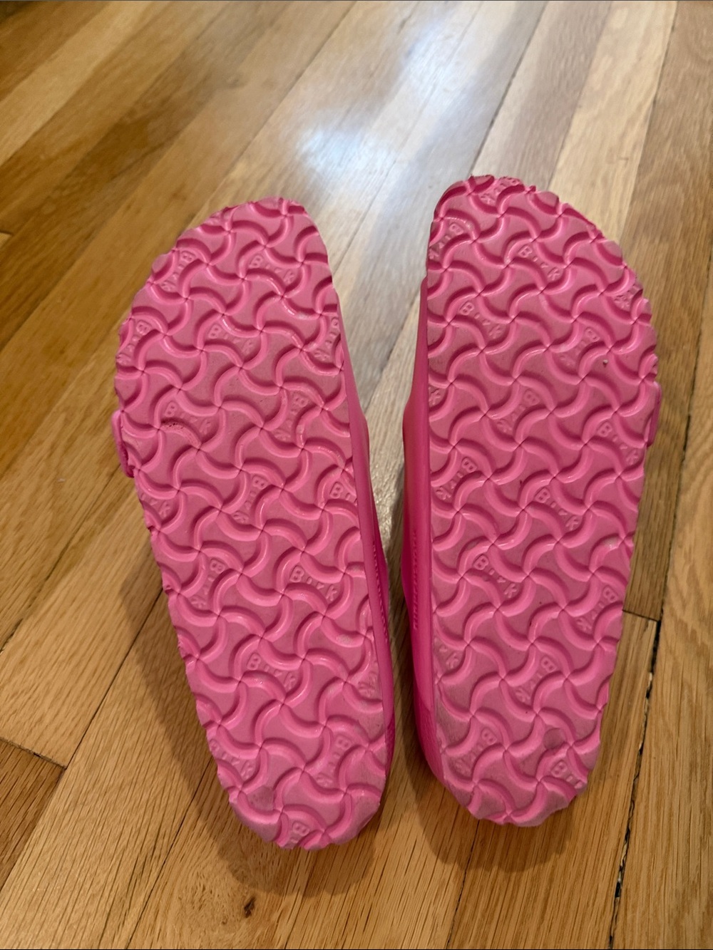 Birkenstock Pink Double-Buckle EVA Slides - Picture 3 of 3